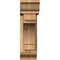 Ekena Millwork Merced Traditional Rough Sawn Bracket w/ Offset Brace, Western Red Cedar, 6"W x 20"D x 20"H BKT0604X20X20MRC01RWR - alternate 4